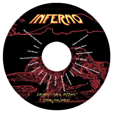 CD Face - containing track titles